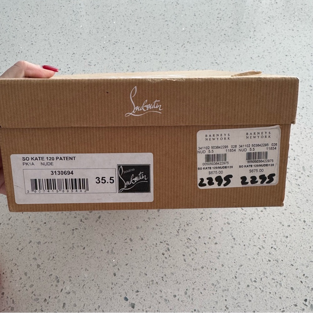 Christian Louboutin Nude Patent Leather Heels - Picture 10 of 10